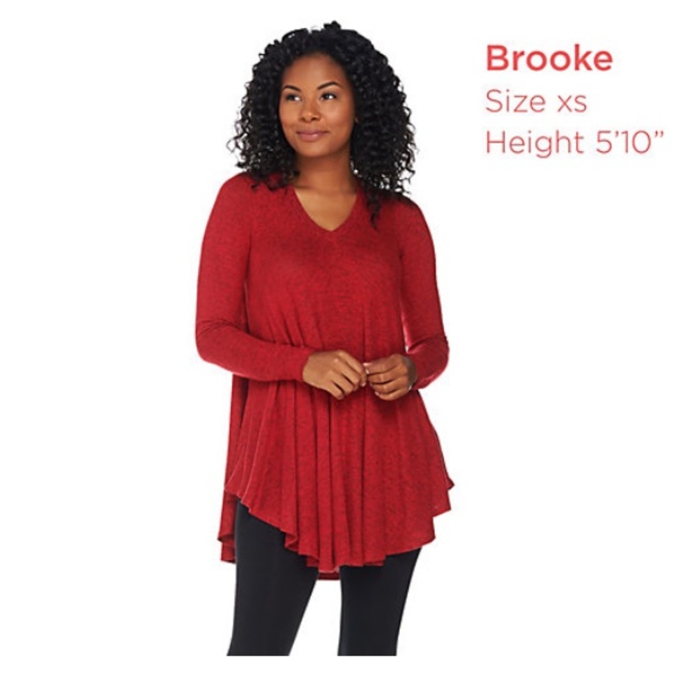 Anybody V-neck swing top